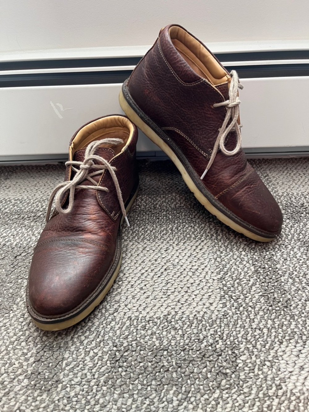 Clark’s Collection Men's Brown Leather Chukka Boots - Casual Lace-Up